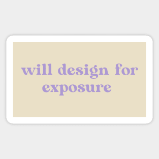 Will Design For Exposure Sticker